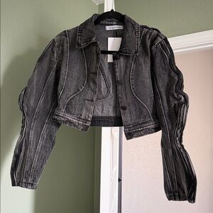 Stylish Black Denim Jacket